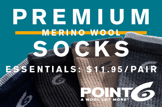 Big Savings on Point6 Merino Wool