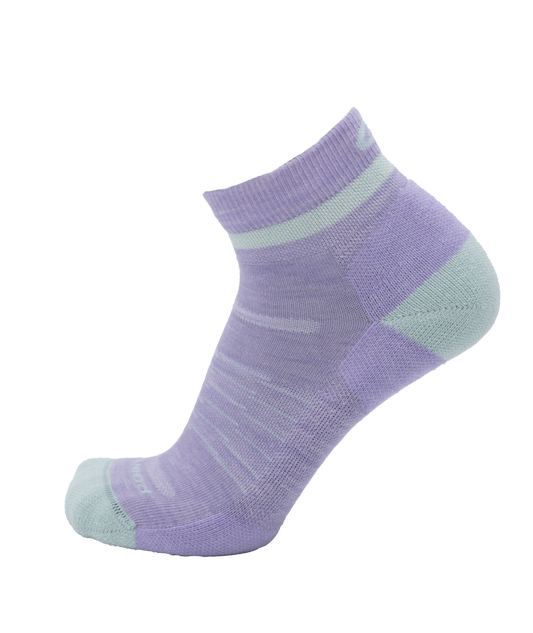 Color Block Extra Light 1/4 Crew 3-Pack : Robin's Egg - Lavender - Brick