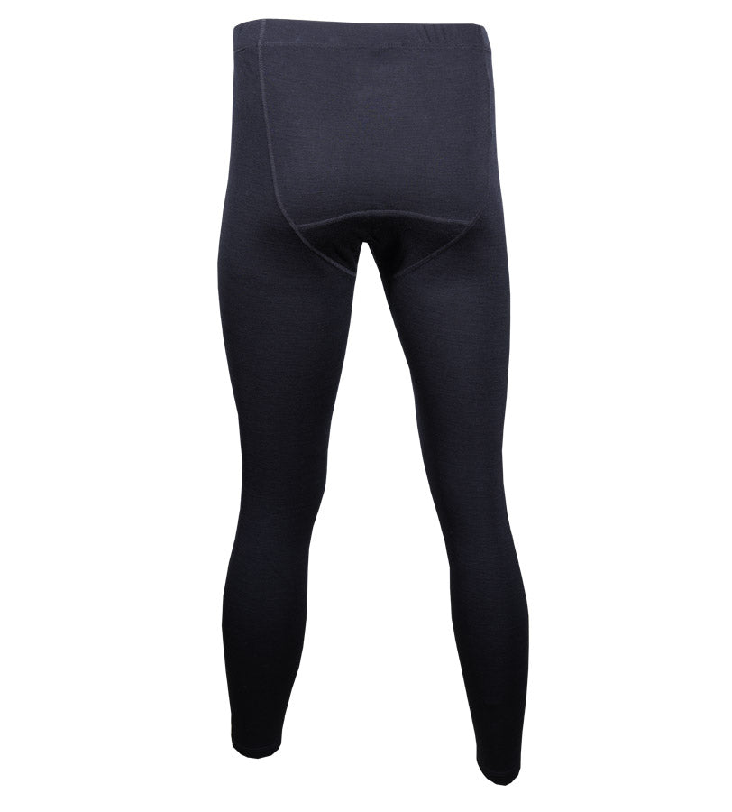 Men's merino wool long johns with fly