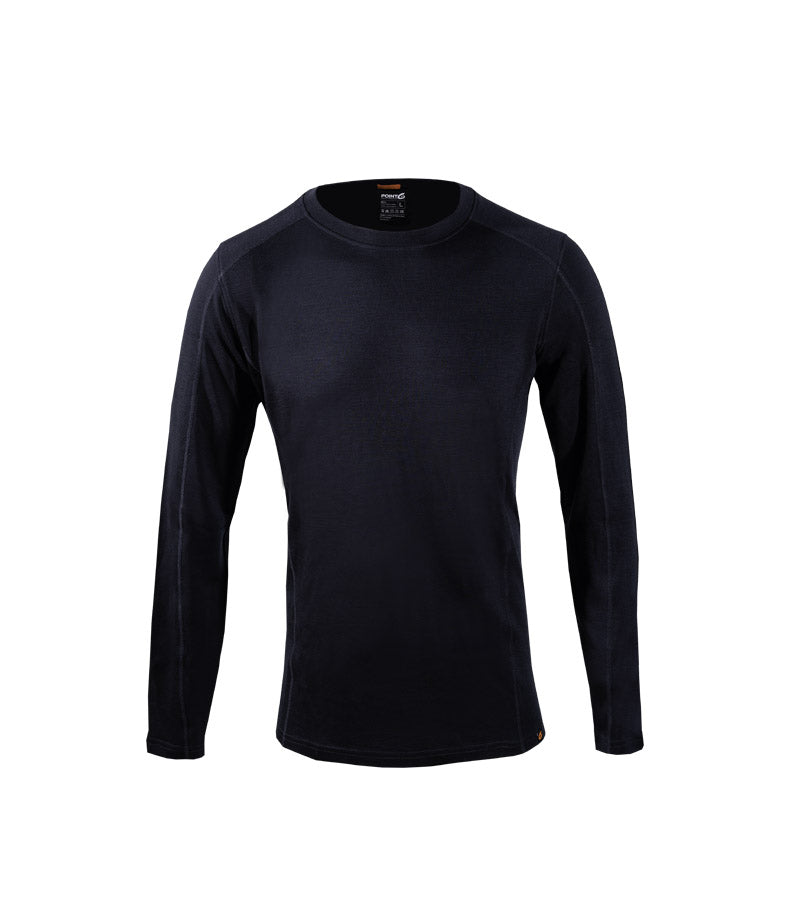 Men's Base Layer Long Sleeve Mid-Weight Crew Neck Top