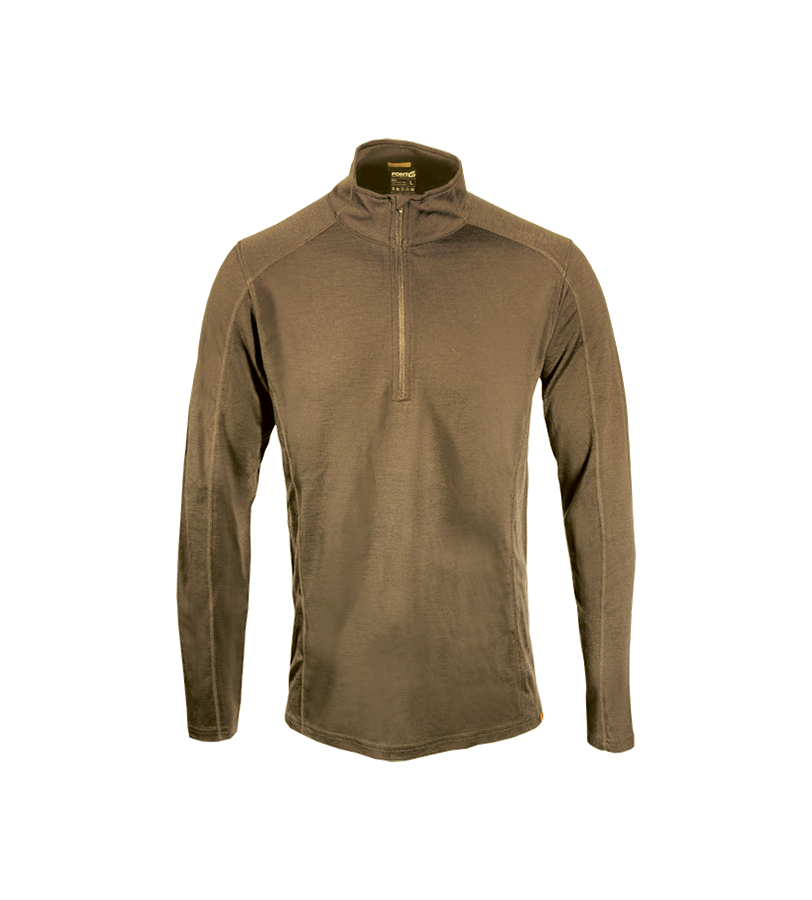 Zip top base layer
