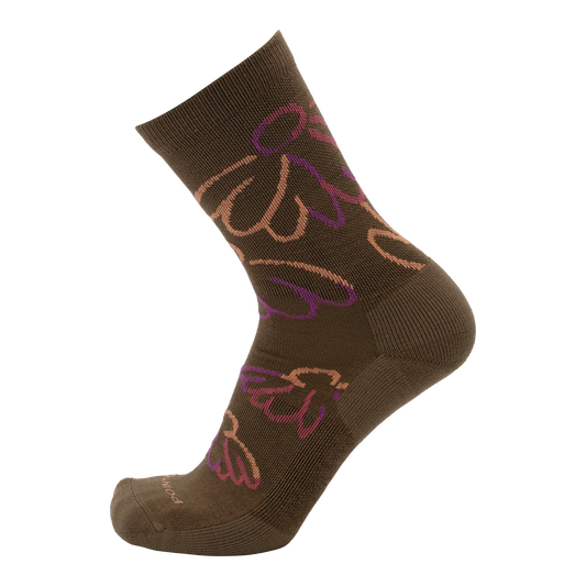 Floral Light 3/4 Crew