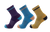 Color Block Extra Light 3/4 Crew 3-Pack  Imperial - Turquoise - Mustard