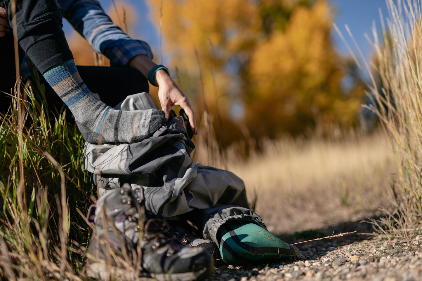 Mixed Stripe Medium Crew