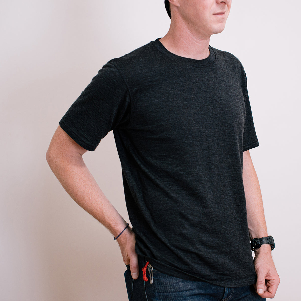 Men&#39;s Motion Light Weight Merino Wool Tee