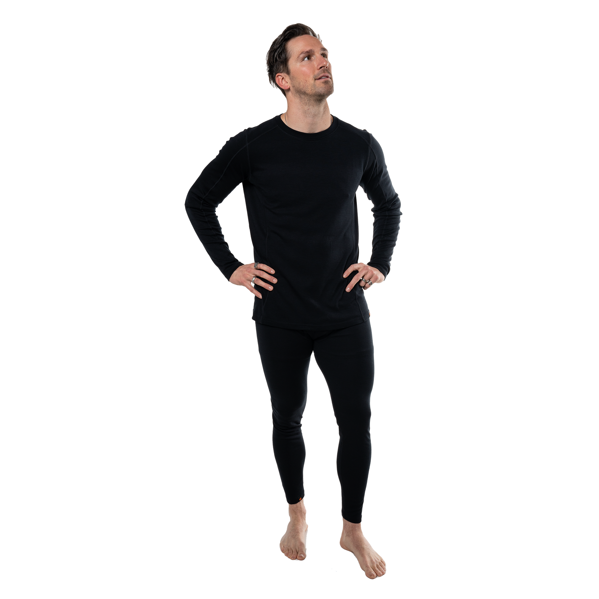 Men's Base Layer Long Sleeve Mid-Weight Crew Neck Top - Point6