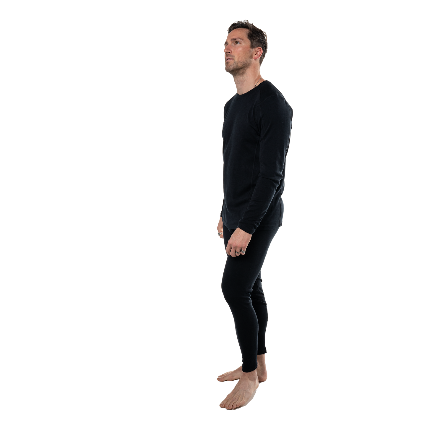 Men's Base Layer Long Sleeve Mid-Weight Crew Neck Top