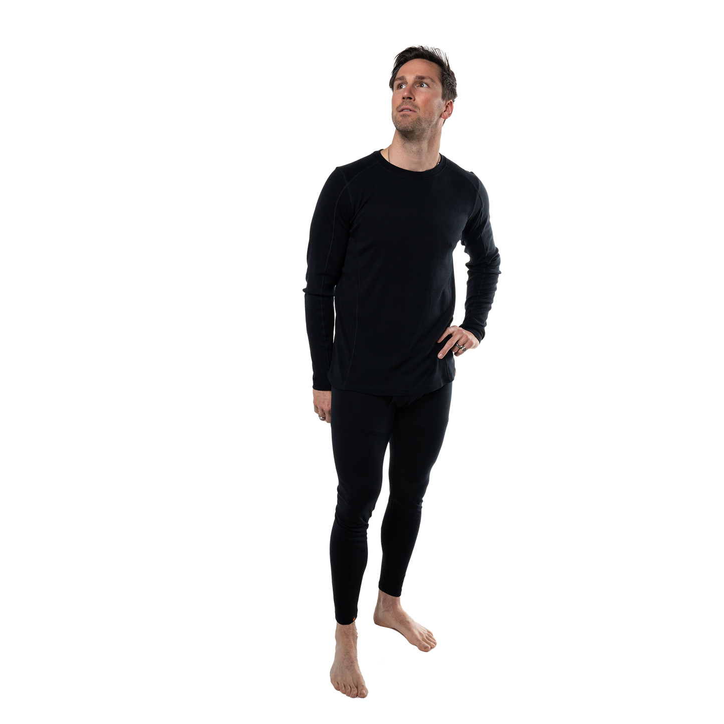 Men's Base Layer Long Sleeve Mid-Weight Crew Neck Top